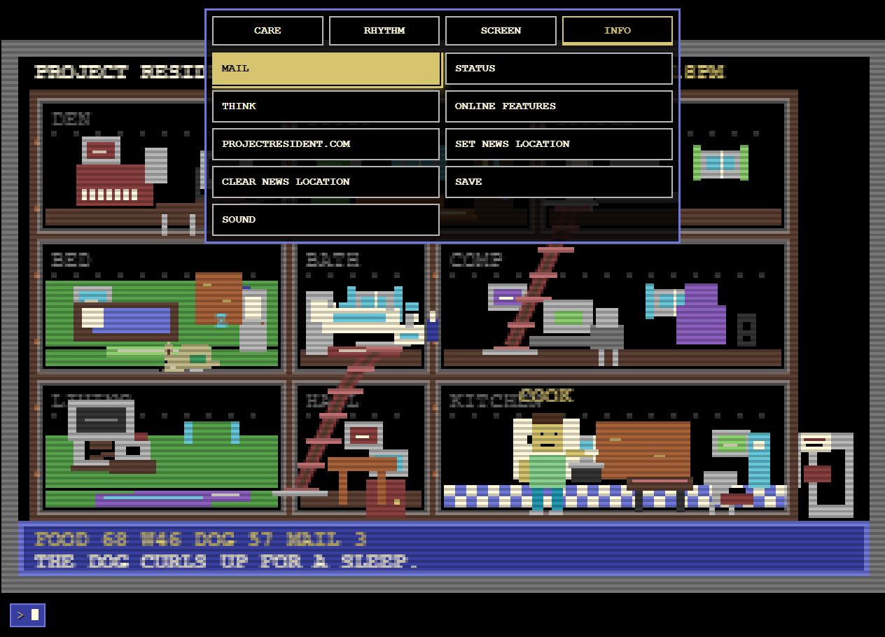 Project Resident main house screenshot